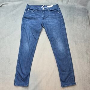 Rag & Bone Dre Jeans Womens 30 Blue Low Rise Slim Boyfriend Stretch Denim